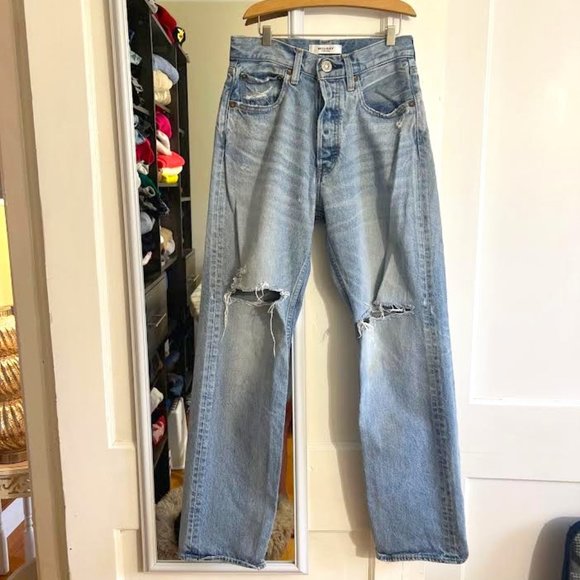 Moussy Tifton Wide Straight Jeans - Size 26